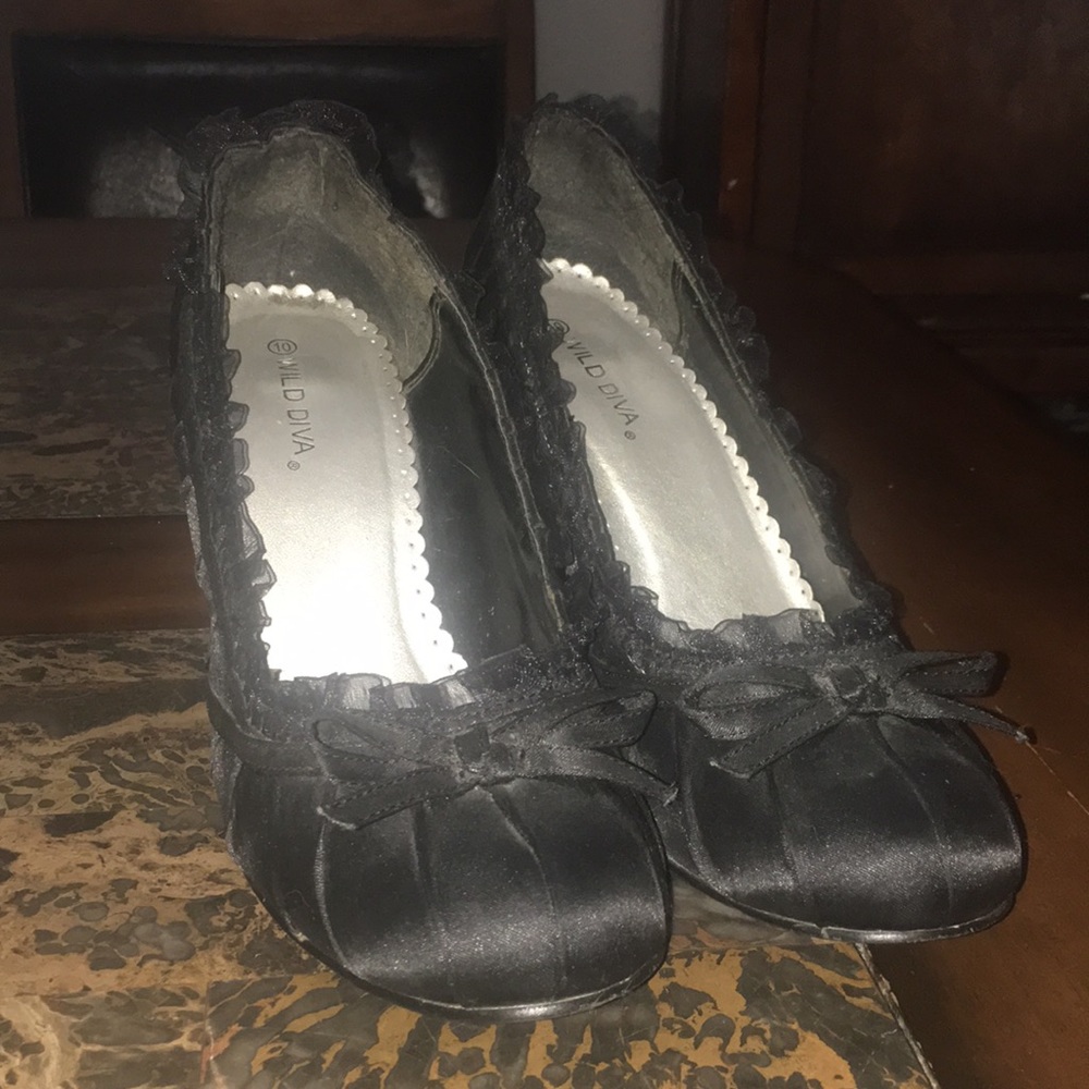 Black heels